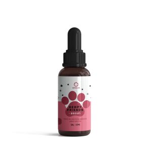 alt=Flacon d'huile CBD 3% pour chien saveur bœuf Purelis - Complément naturel contre le stress et les douleurs articulaires - Fabriqué en France sans THC
