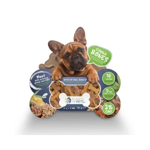 alt=Friandises CBD anti-stress et anti-douleur pour chien